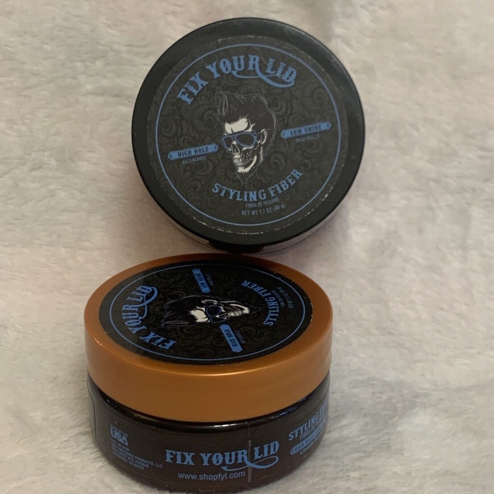 SOLD 2x Your Lid Styling Fiber Short/Choppy High Hold Low Shine Hair Pomade New - Picture 2 of 8